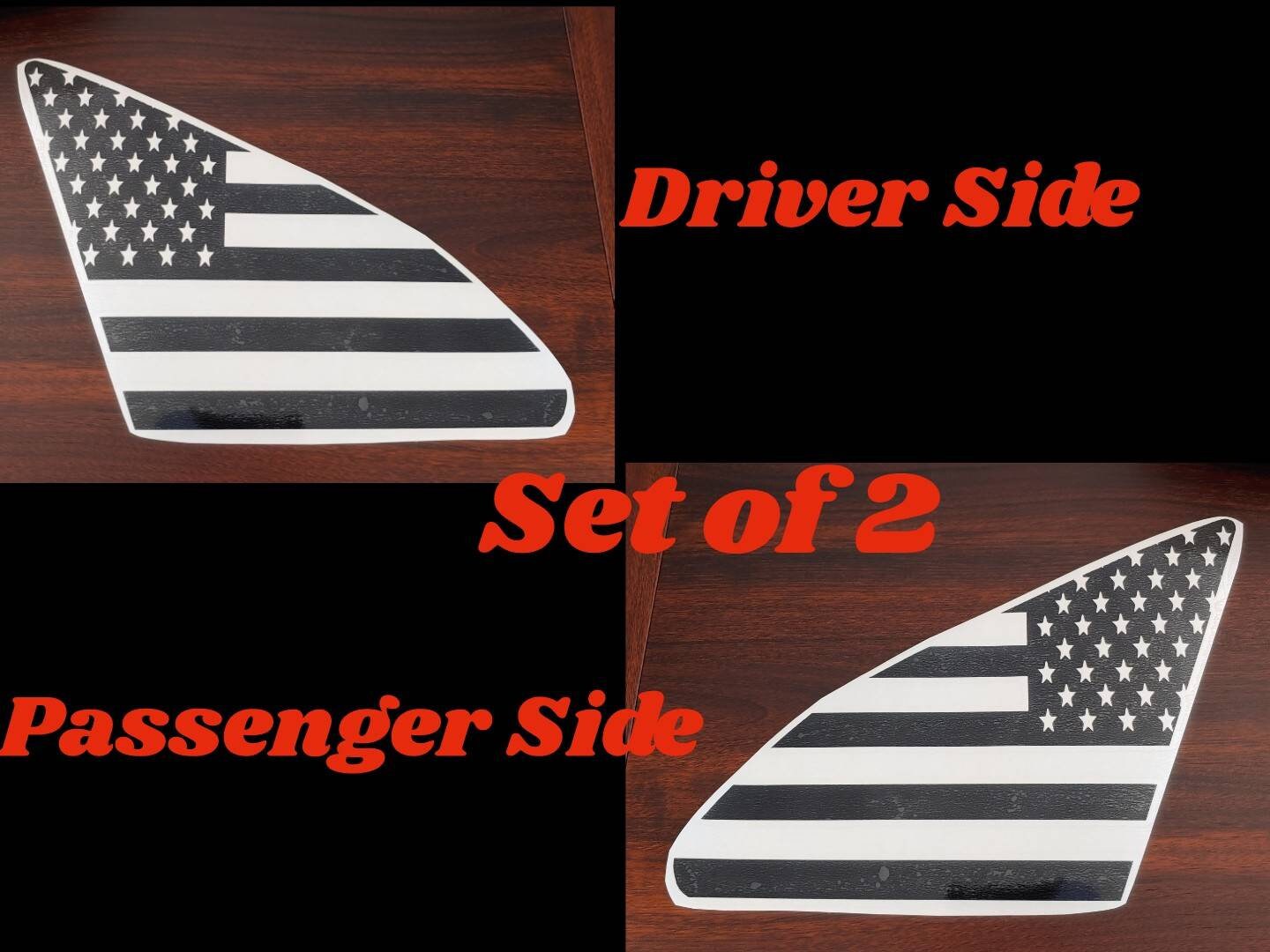 Quarter Panel Window Decal Vinyl Flag Decal Car Accessories Etsy