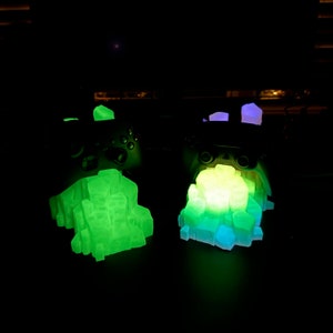 Glow in the Dark Quartz Controller Stand | Universal Controller Stand | Video Games | 3d Printed