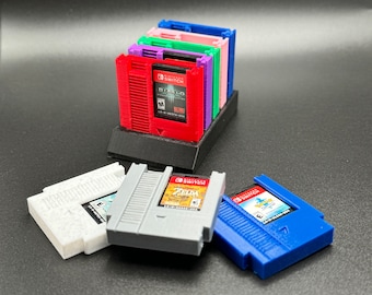 Retro Game Case for Switch Games, Gaming, Nintendo, 3d Printed