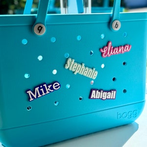 Custom Name Charm | Bogg Bag | Bag Accessory | 3d Printed