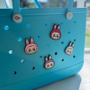 Fierce Bunny Charm | Bogg Bag | Bag Accessory | Summer | 3d Printed