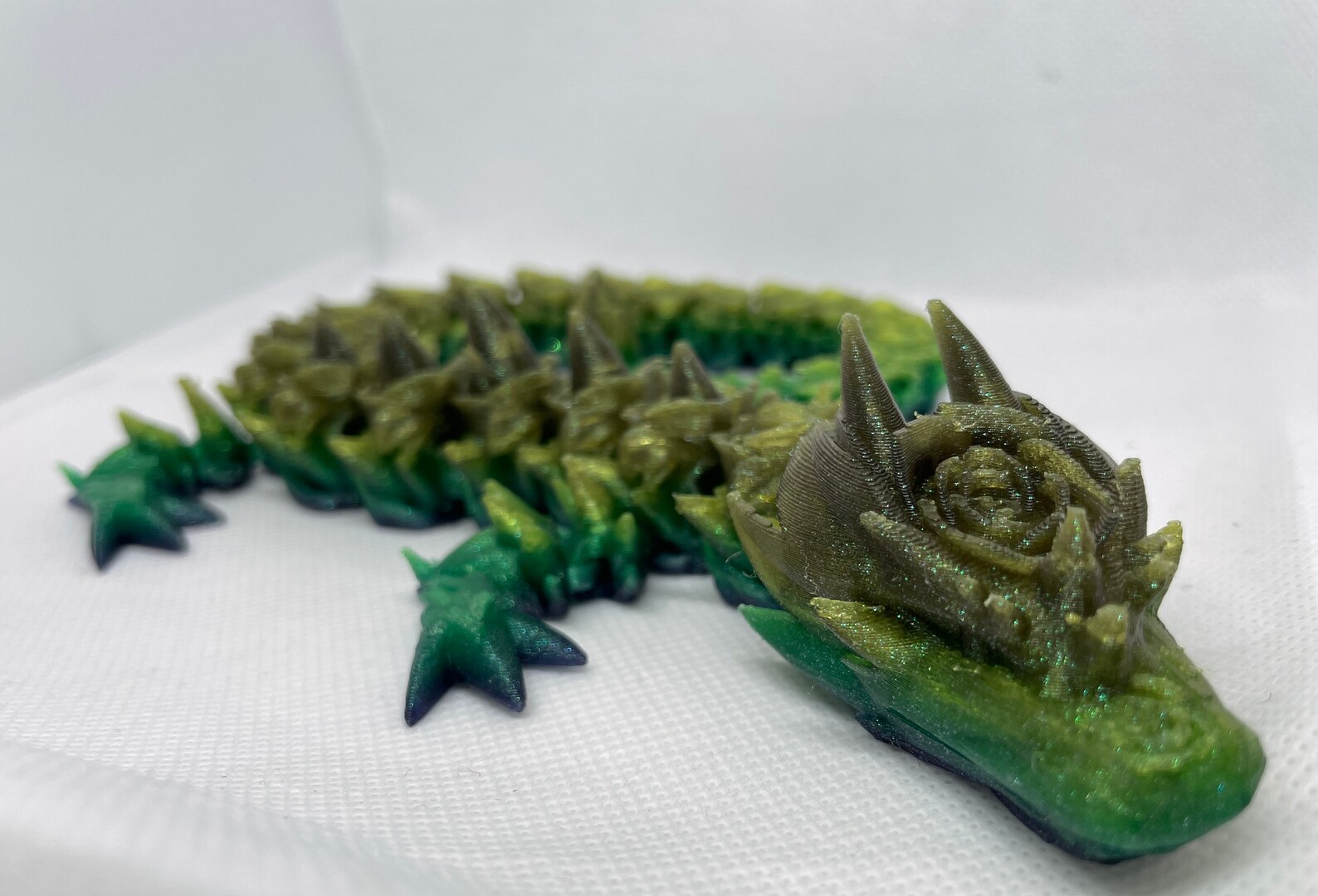 3D Printed Articulated Rose Dragon Stress Relief Fidget Etsy