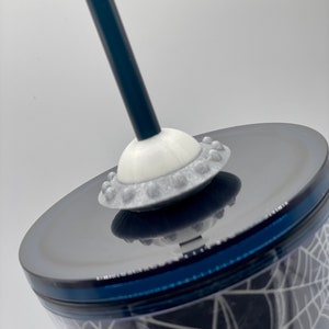 Glow in the Dark UFO Straw Topper | Straw Buddy | Straw Decoration | 3D Printed