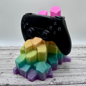 Glow in the Dark Quartz Controller Stand | Universal Controller Stand | Video Games | 3d Printed