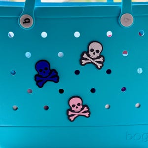 Skull and Crossbones Charm | Bogg Bag | Bag Accessory | 3d Printed