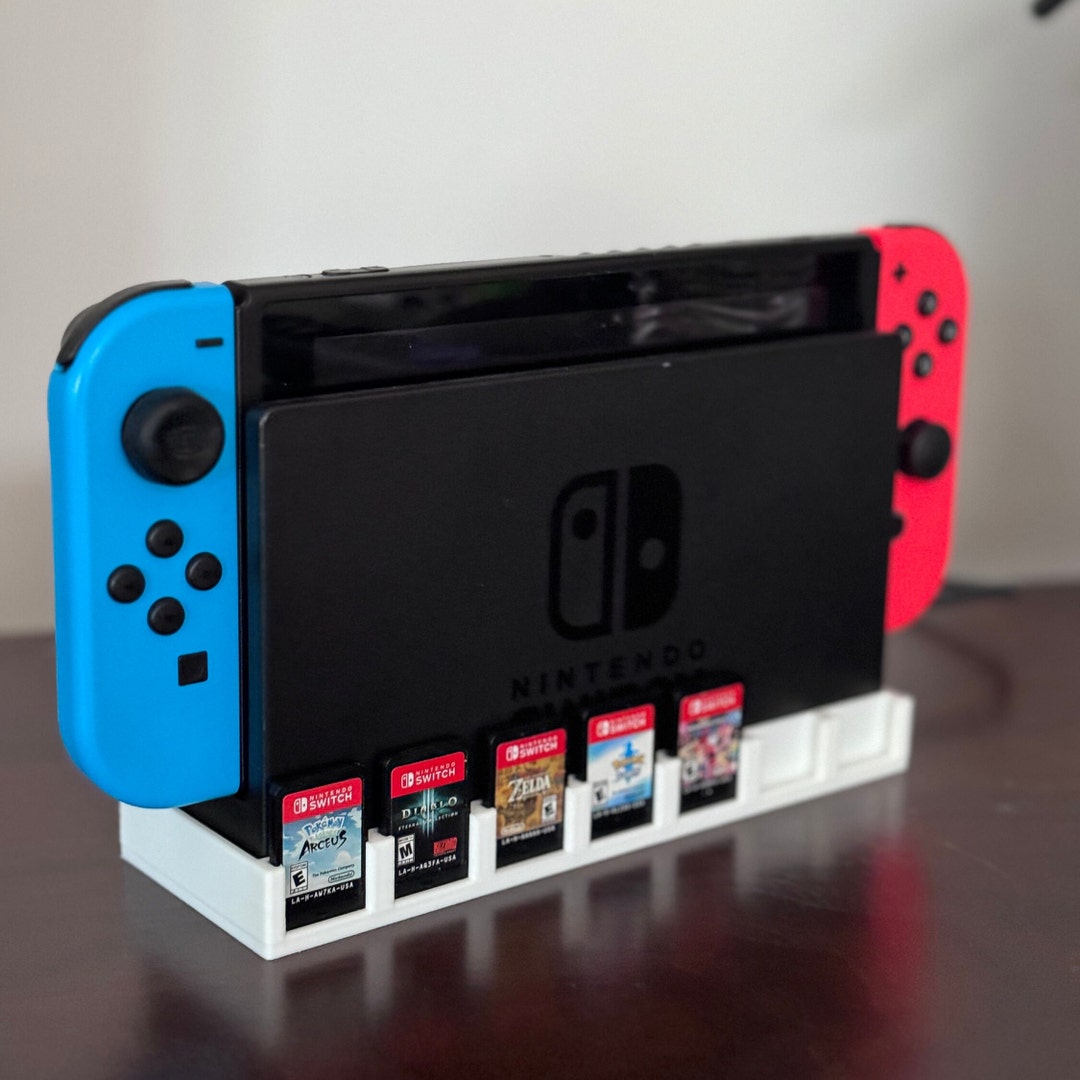 Basic Switch Stand and Game Holder Nintendo Switch Desk Organizer ...