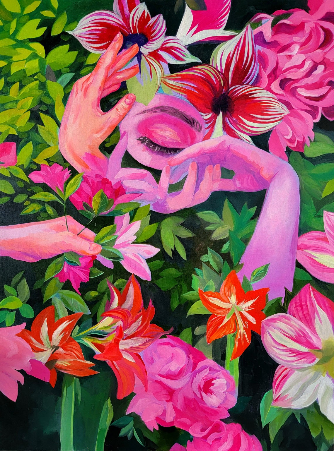 Spring Artist Print Spring Embrace 11x14 Art Print - Etsy