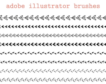 Geometric Adobe Illustrator Brushes Etsy