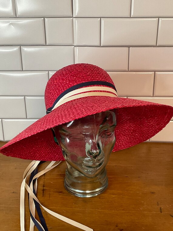 Vintage Woven Sun Hat
