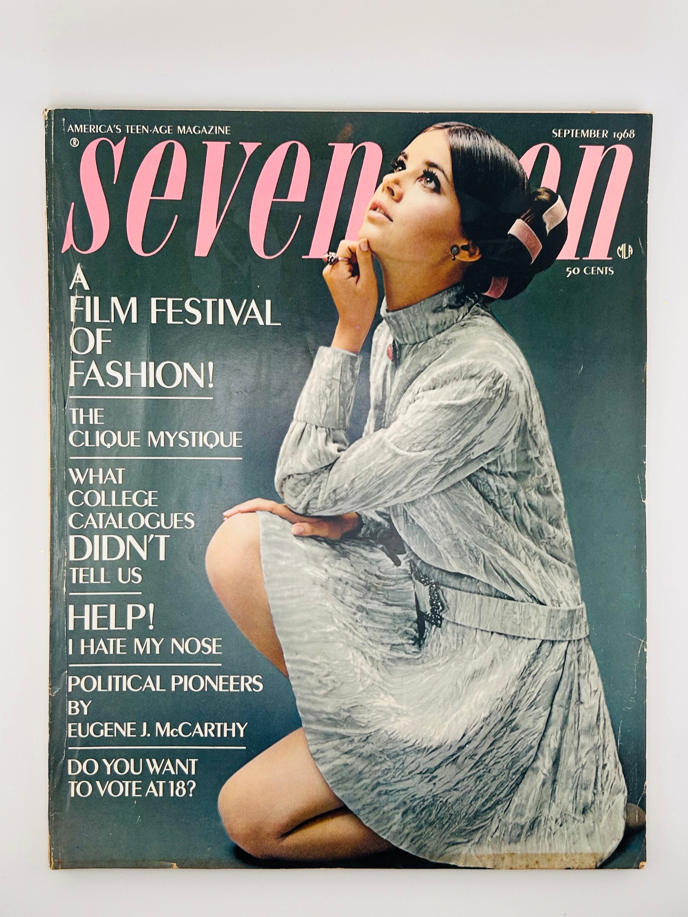 廃版★昭和レトロ★昭和43年 当時物 1968年 雑誌 セブンティーン 廃版☆昭和レトロ☆昭和43年 当時物 1968年 雑誌 セブンティーン