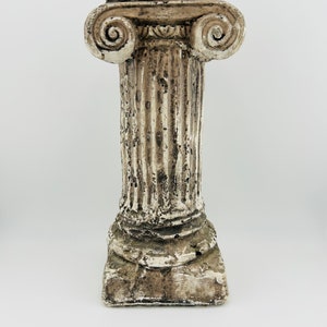 Ionic Column Candle Holder, Single Candleholder Fluted Roman Style