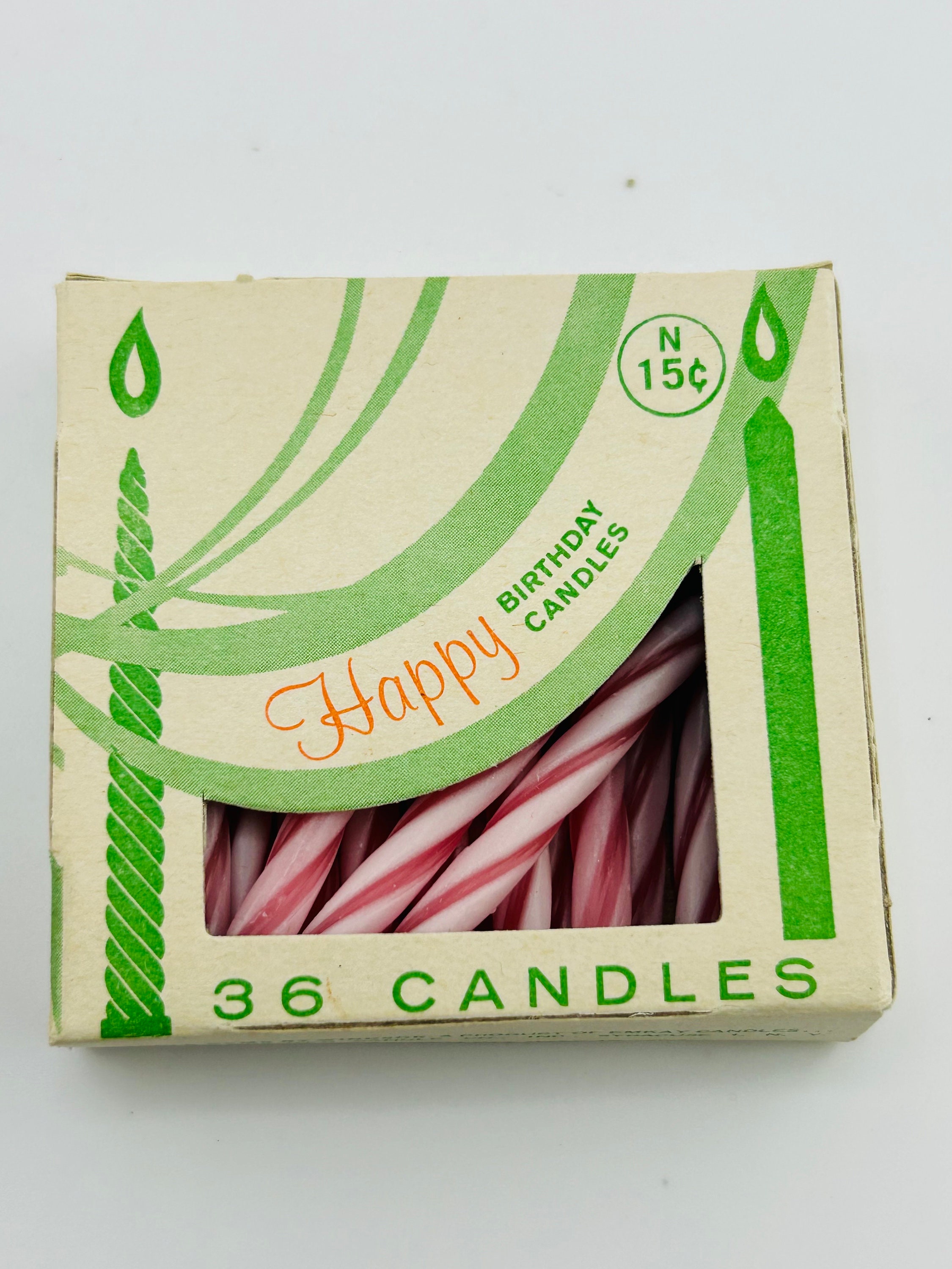 Vintage Birthday Candle Holders, New Old Stock Cake Decorations ...