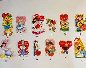 Vintage Valentine's Cards 1950's