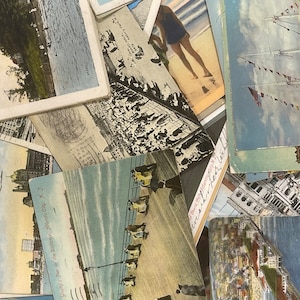 Cartes postales anciennes, lot surprise de 20 cartes, écrites et estampées
