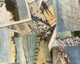 Antique Postcards, Surprise Lot of 20 Cards, Written and Stamped