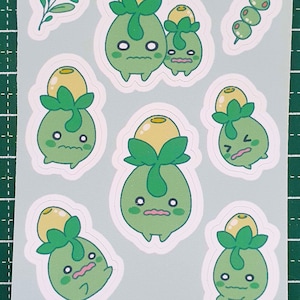 Cute Smoliv Stickers for Kawaii Journaling
