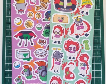 Cute Splatoon stickers for Journaling