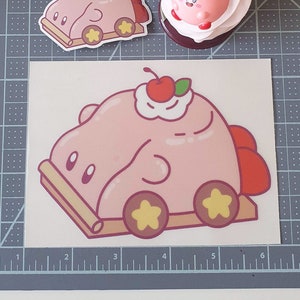 Kirby Carby Peeker Sticker