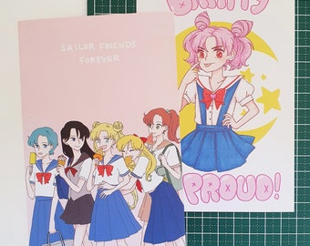 Sailor Moon Mini Print Postcards