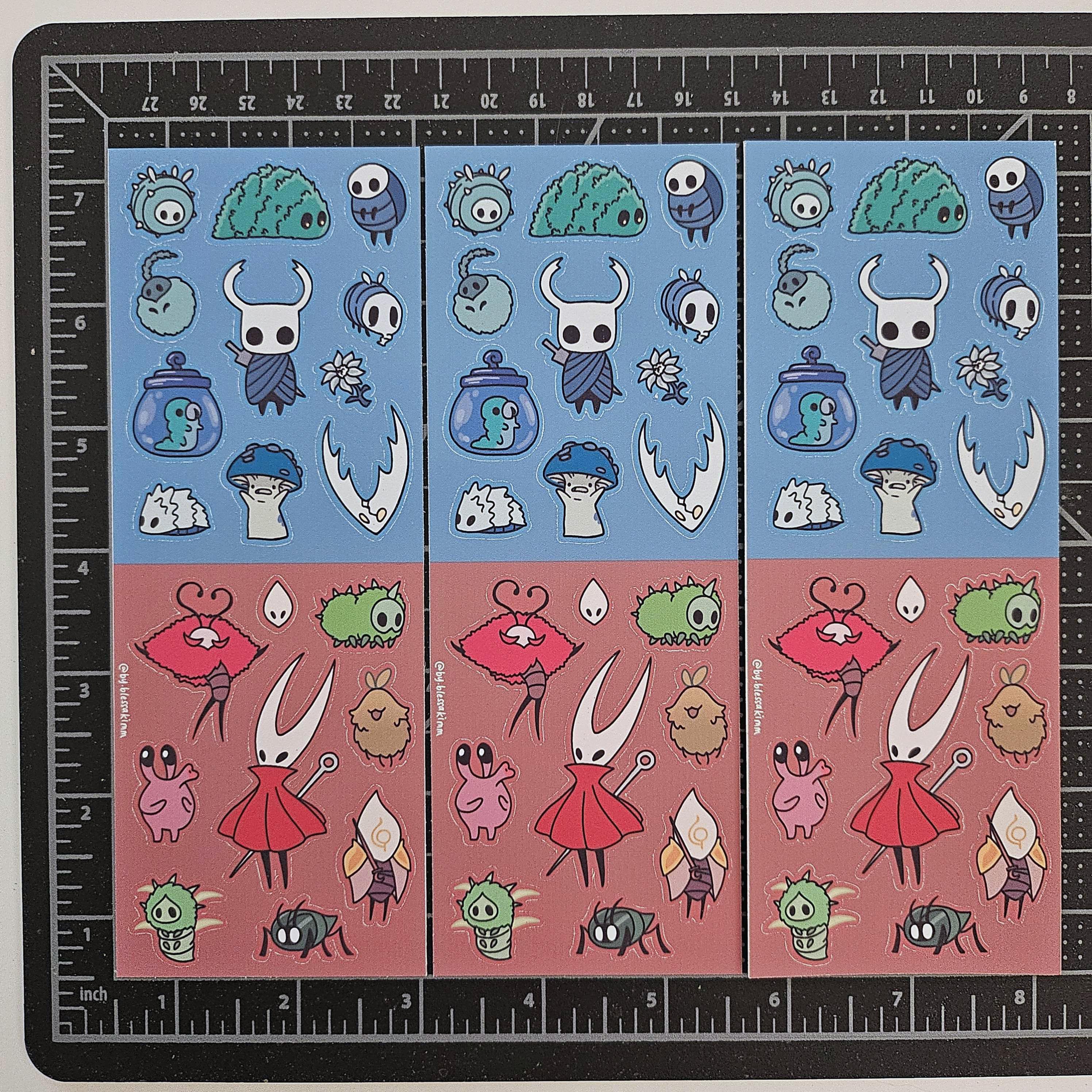 Hallow Block Sticker Hollow Knight and Silksong Stickers for Journaling Cute Bug Diary ...