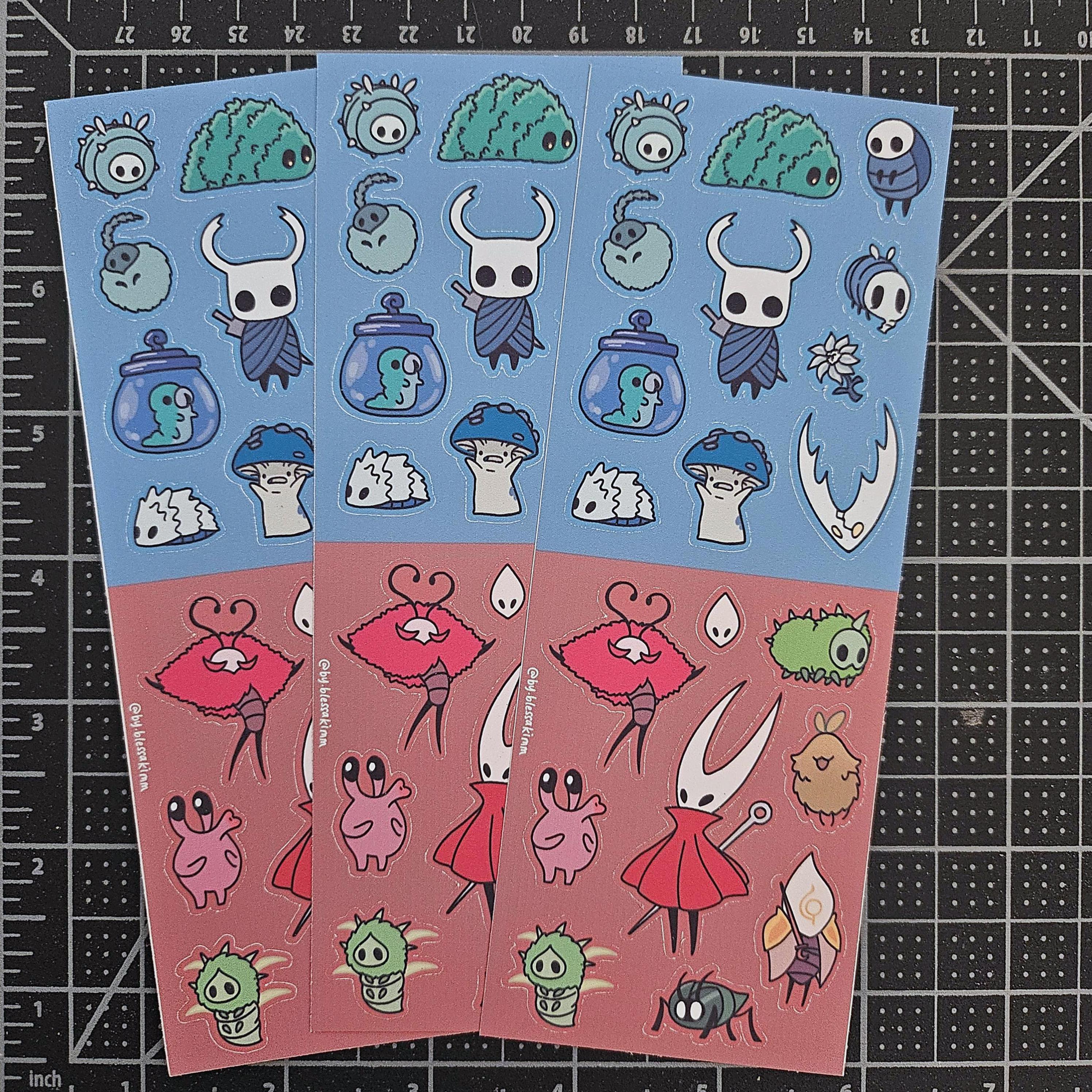 Hallow Block Sticker Hollow Knight and Silksong Stickers for Journaling Cute Bug Diary ...