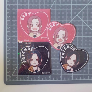 Holo NANA BFF stickers of Nana and Hachi for best friends