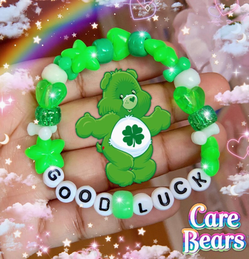 Care Bear Kandi Bracelets / Kandi / beaded bracelets / kawaii Etsy
