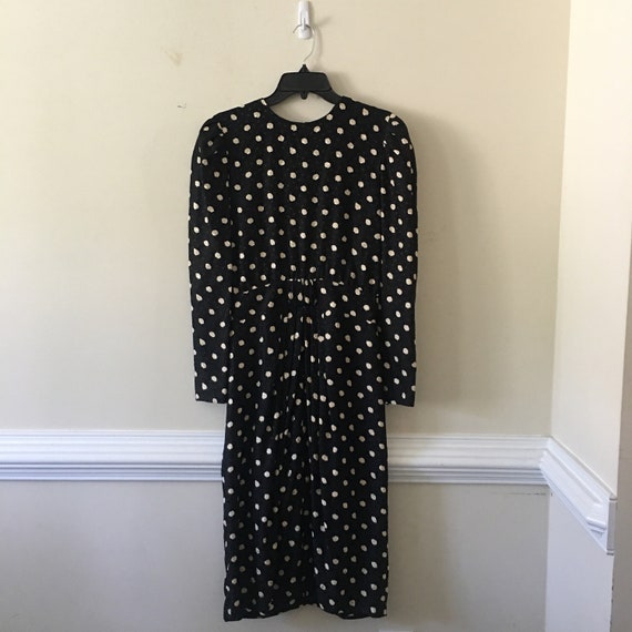 Maggy London by Jeannene booher silk pleated shoul