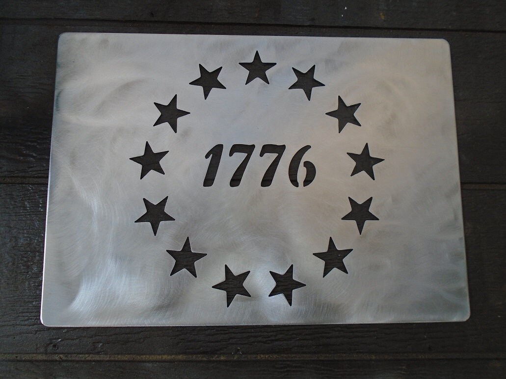 1776 Betsy Ross American flag stencil wooden flag star stencil | Etsy