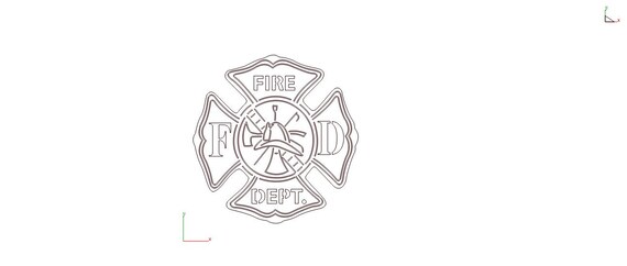 Fire Department Maltese Cross Dxf Svg Png File Nice Cut File Etsy