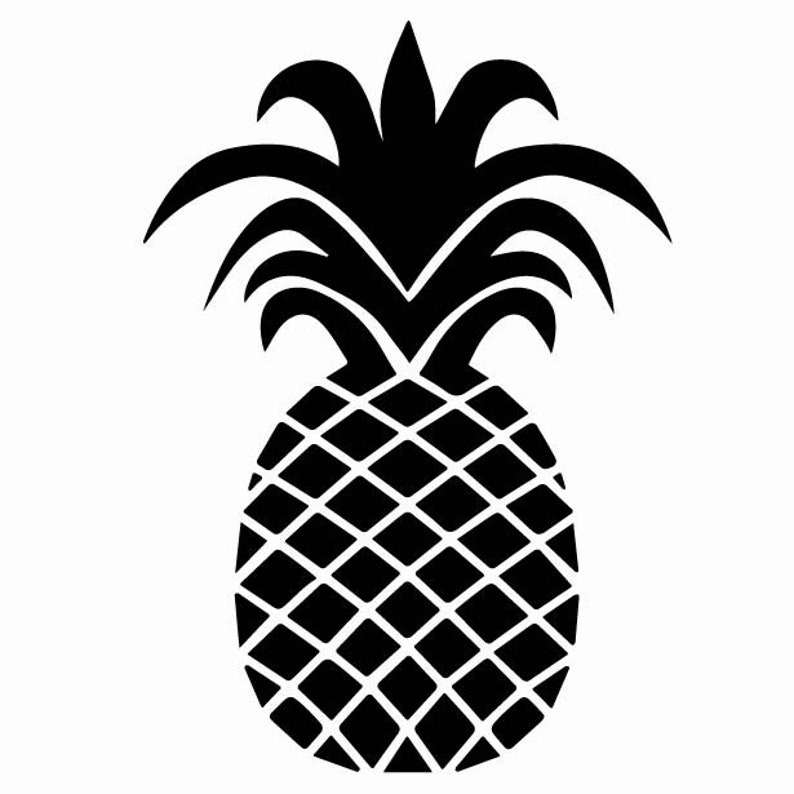 Download Pineapple DXF SVG PNG Monogram file nice cut file cnc ...