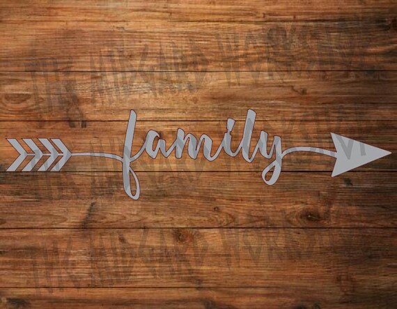 Download Family Arrow Sign Dxf Svg Png Pdf Eps File Nice Cut Etsy