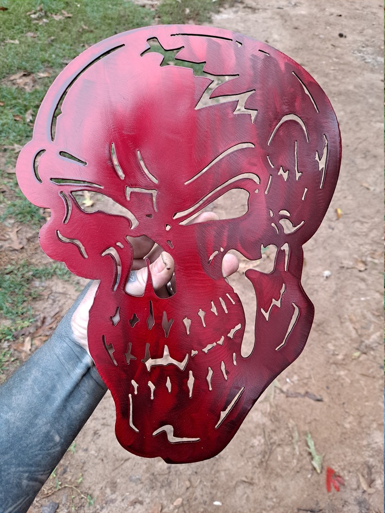 Skull Metal Art / Skull / Metal Art / Metal / Art / Wall Art / Etsy