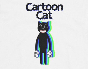 Cartoon Cat T Shirt Etsy - cartoon cat t shirt roblox