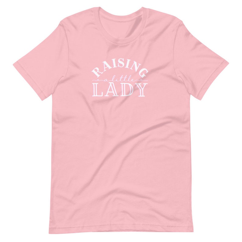 Raising a Little Lady Cute Matching Vintage Font Mom or Dad - Etsy
