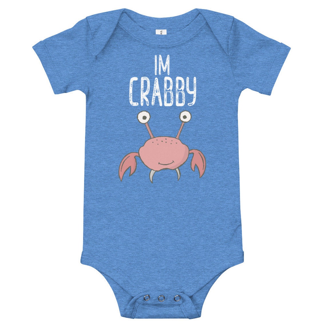 Im Crabby Grumpy Crab Animal Funny Cute Baby Jumpsuit - Etsy