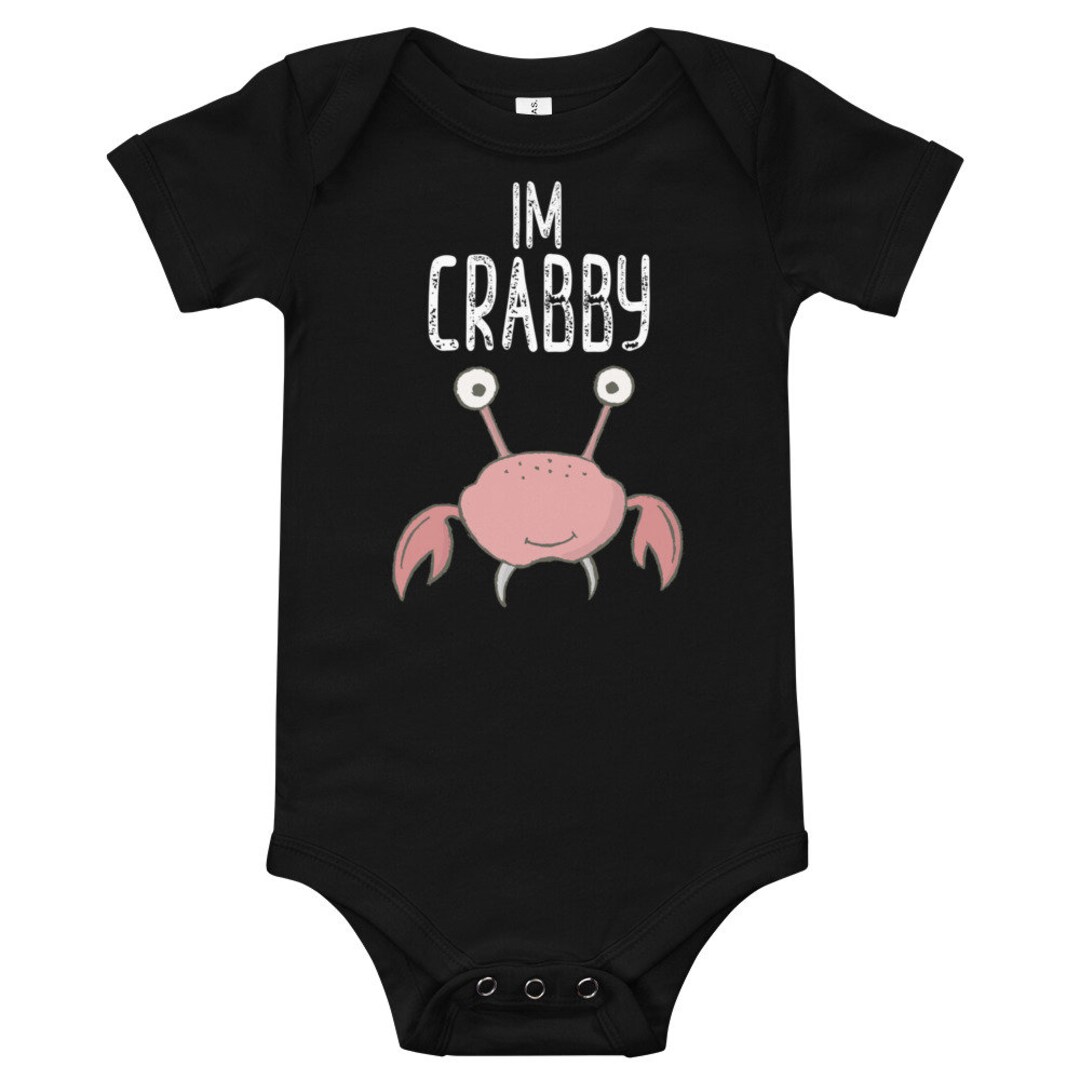 Im Crabby Grumpy Crab Animal Funny Cute Baby Jumpsuit - Etsy