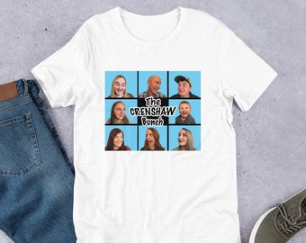 The Brady Bunch Unisex T-Shirt for the Family, BFFs, Boss or Any Group! Customize with Your Own Pics Family Matching Shirts. Free Shipping!