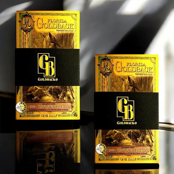 1 Utah Goldback Currency 1/1000 oz (24K) Pack of 100 Gold Notes