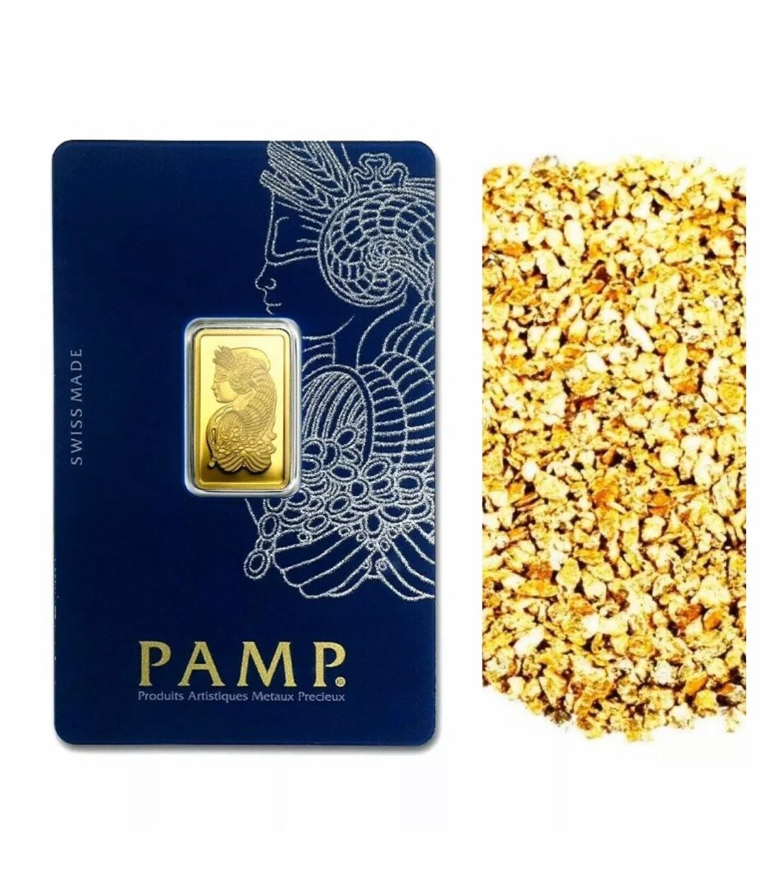 激安通販特集！ PAMP gold 5g (5-3)（Pamp 密封ケース入り 5g 金999.9 GOLD FINE 彫刻・オブジェ