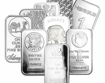 1 troy OZ .999 fijnzilveren SECUNDARY MARKET-staaf