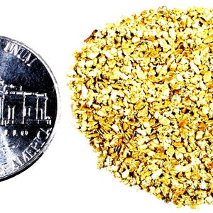 10 Piece LOT ALASKAN yukon bc natural pure GOLD nuggets/flakes free shipping (#L251)