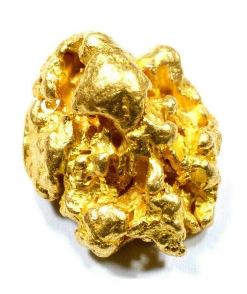 0.350 grams alaskan yukon bc natural pure gold nugget hand image 1