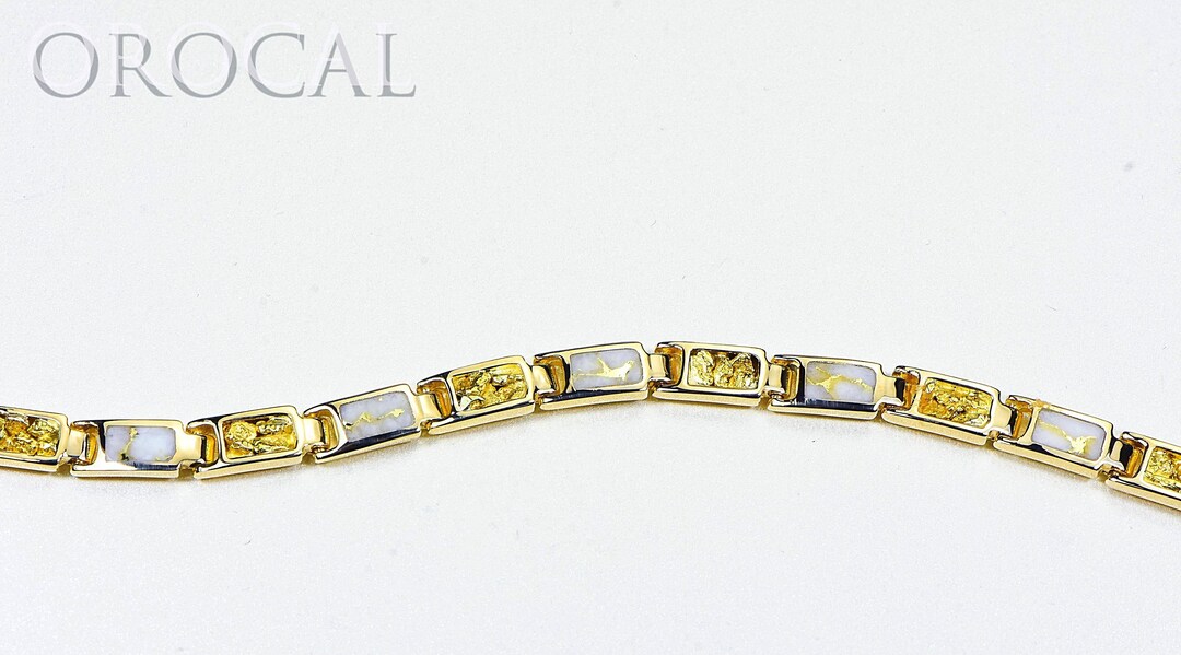Gold Quartz Bracelet orocal B6MM7N7Q Genuine Hand Etsy
