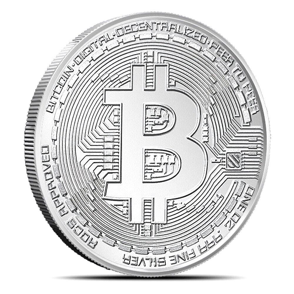 1 Troy OZ .999 Fine Silver BITCOIN ROUND Bu - Etsy Denmark