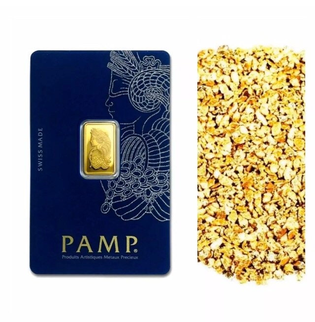 5 Grams - Gold - Münze Österreich Goldbarren Im Blister - Hologramm