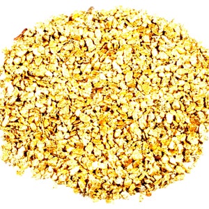 100 piece LOT ALASKAN yukon bc natural pure GOLD nuggets/flakes free shipping (#L251)