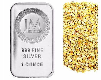 1 Troy Ounce .999 Fine Silver Bullion JM Bullion Bar Bu + 10 Piece