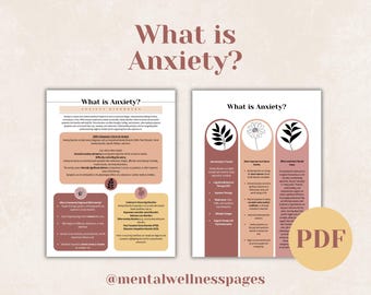 What is Anxiety, Anxiety Disorders, Panic Disorder, Social Anxiety, Generalized Anxiety, Psychoeducation, DSM Criteria, Therapy Worksheets