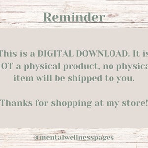 May include: A reminder that this is a digital download, not a physical product. The text is on a beige background with a woodgrain texture.